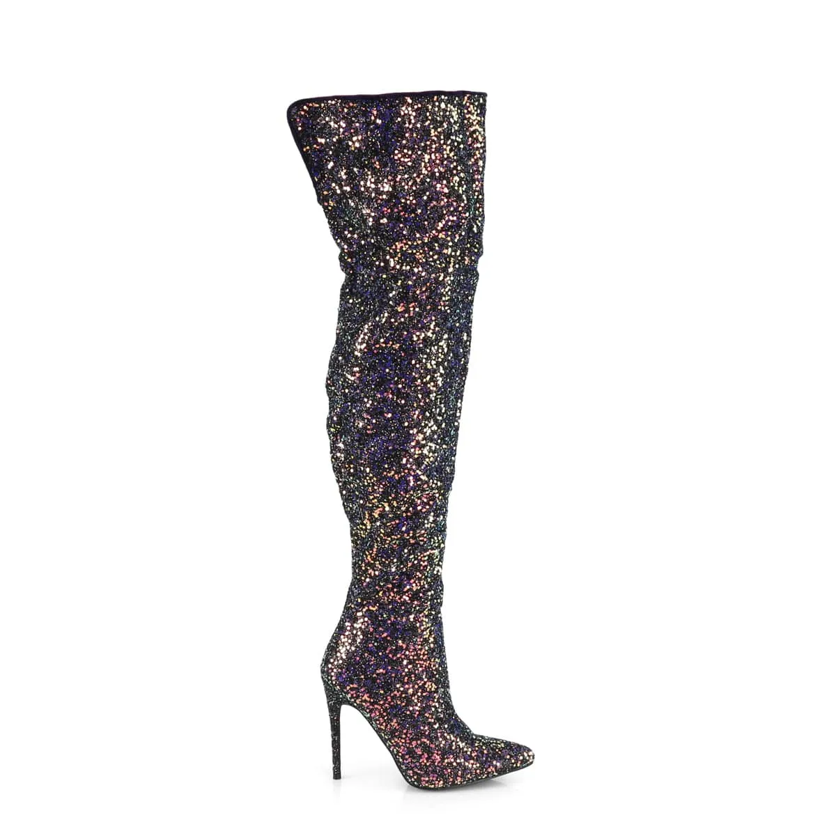 COURTLY-3015 Black Multi Glitter