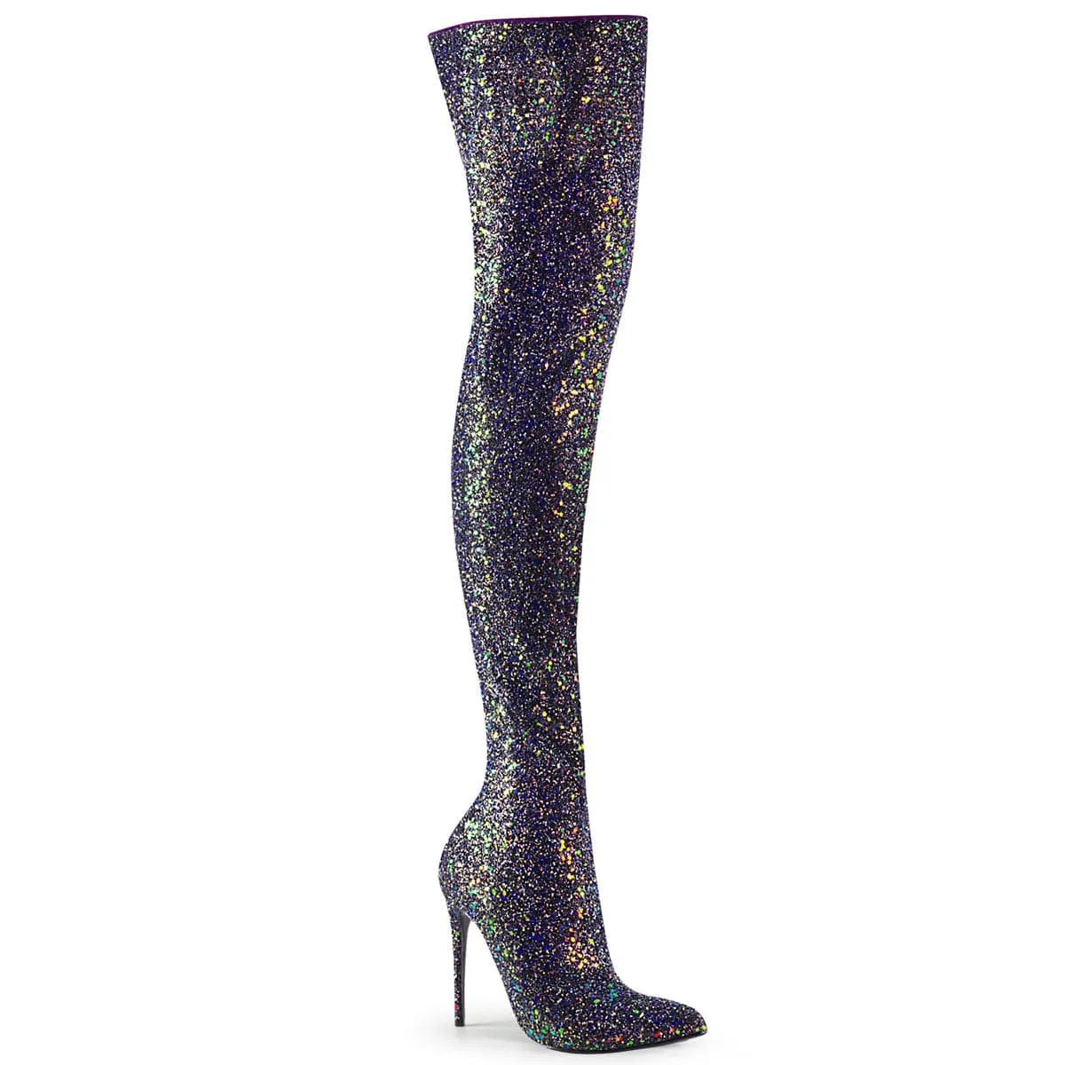 COURTLY-3015 Black Multi Glitter