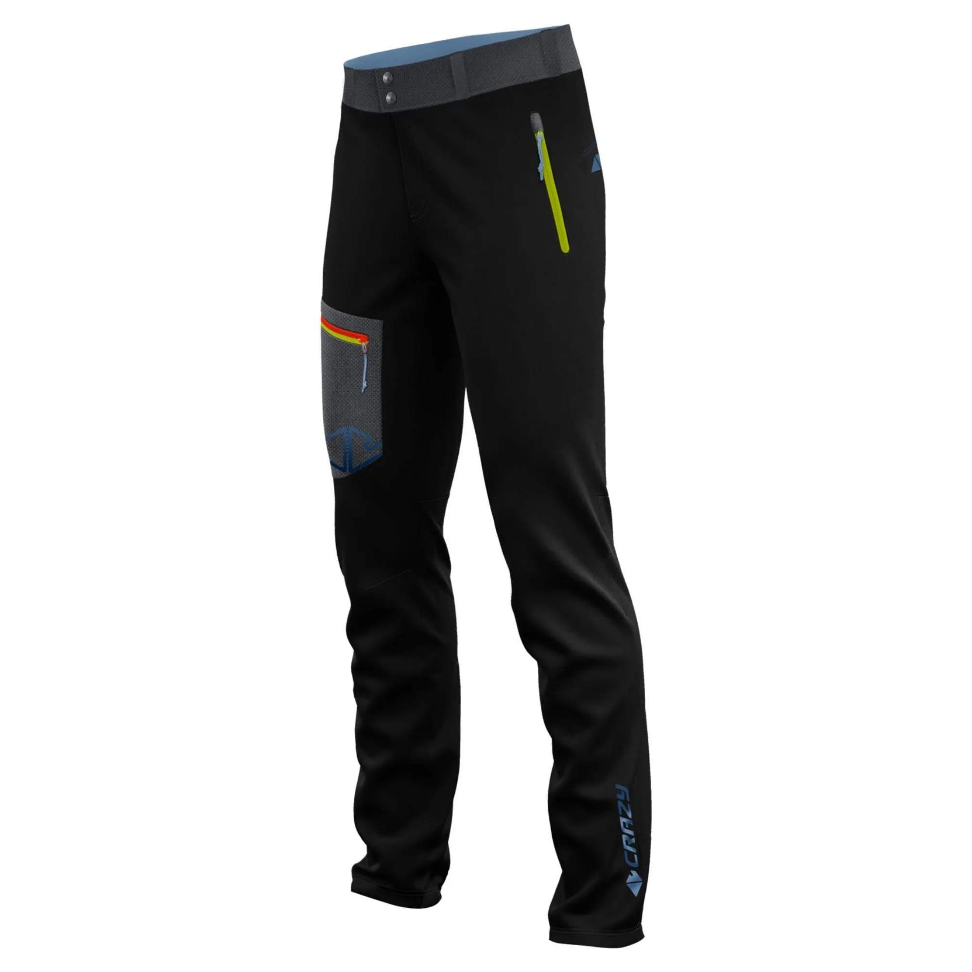 CRAZY PANT RESOLUTION LIGHT PANTALONE UOMO LEGGERO TRASPIRANTE COLORE LIKEN/BLACK - PROMO!