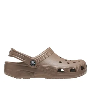 CROCS CLASSIC BROWN CLOGS