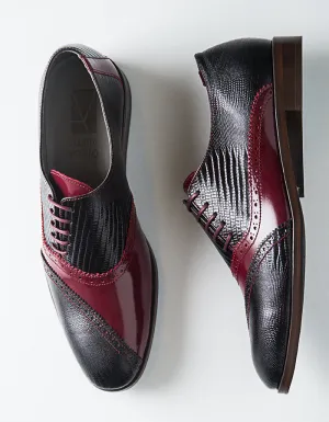 Dali Oxford Man Bordeaux & Black Shoes