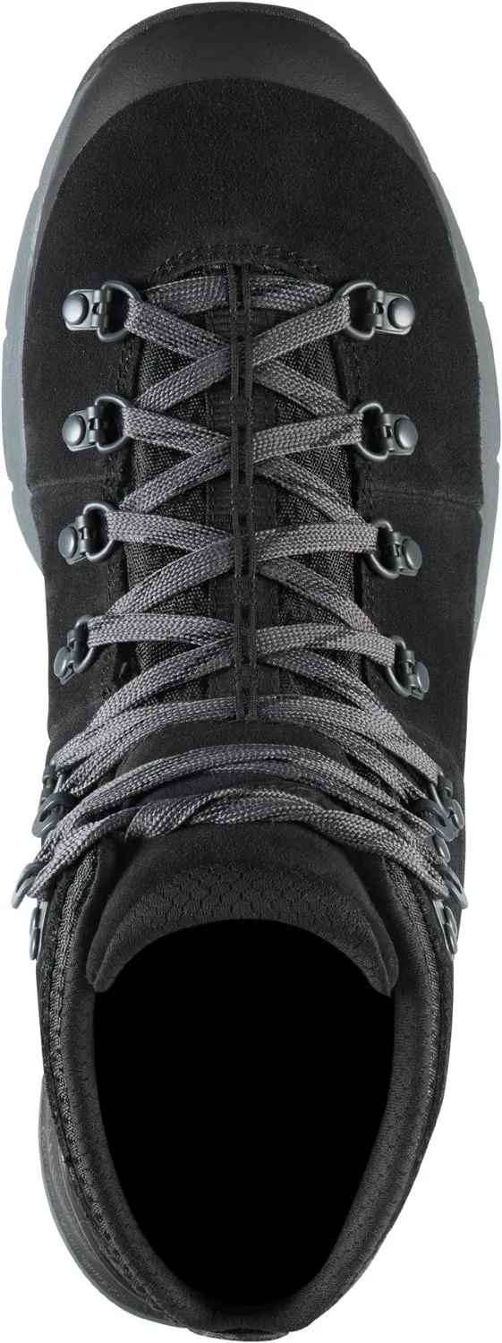 Danner Mens Mountain 600 4.5in Jet Black/Dark Shadow Suede Hiking Boots