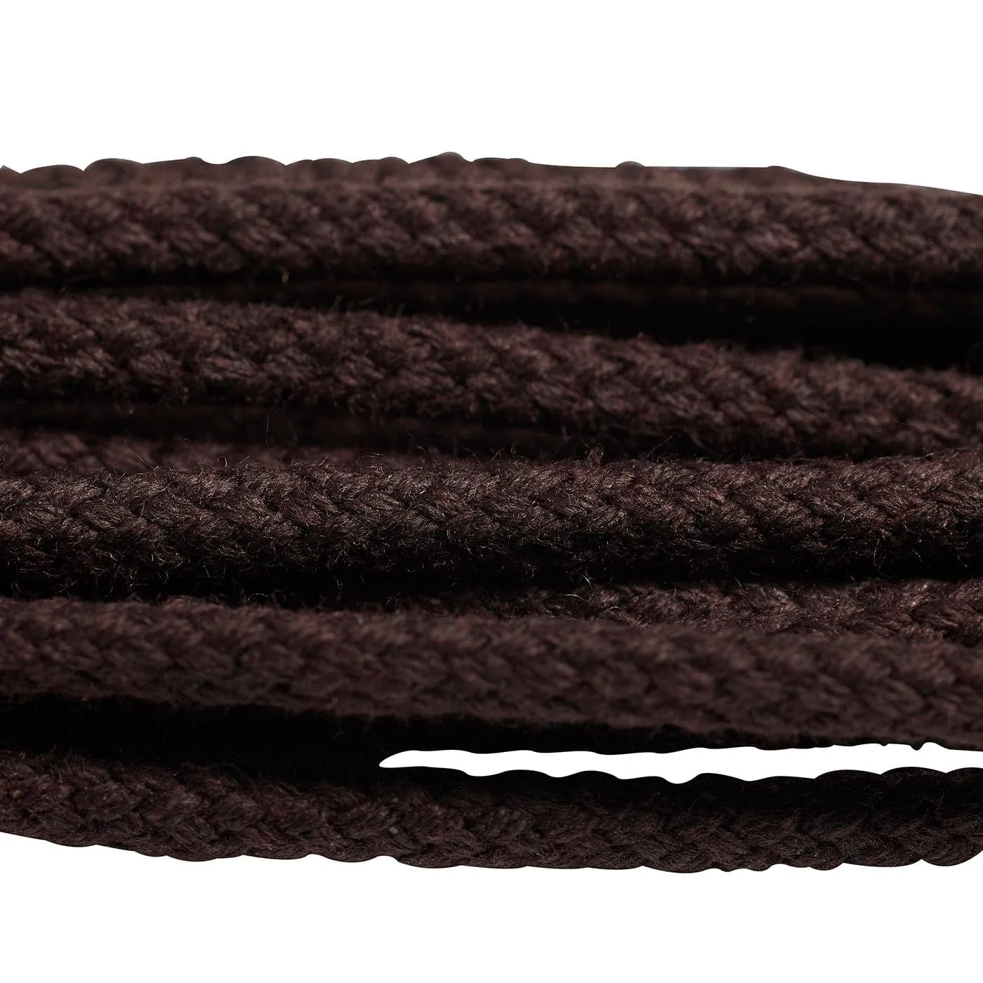 Dark Brown Braided Laces - 130cm