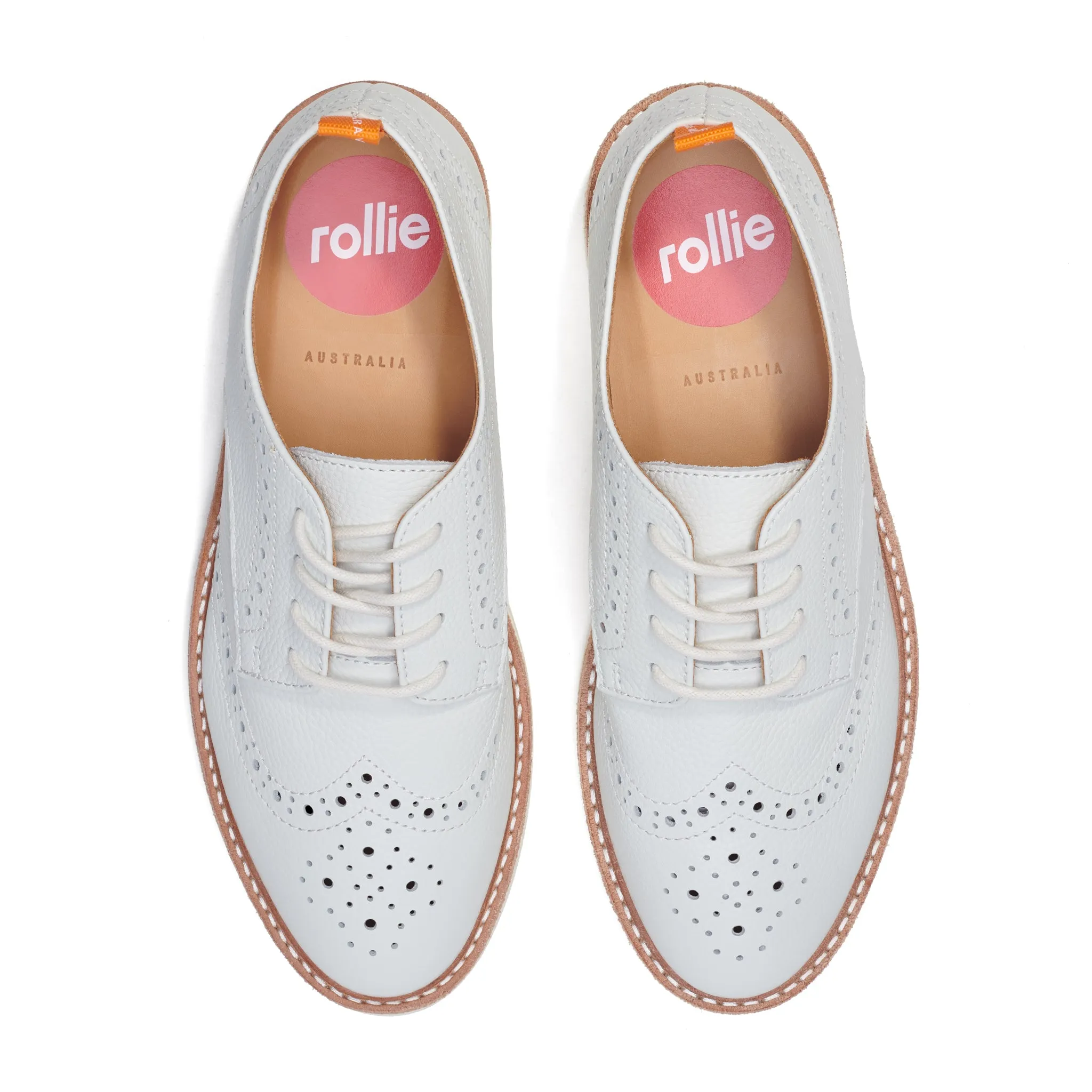 Derby Brogue Rise White