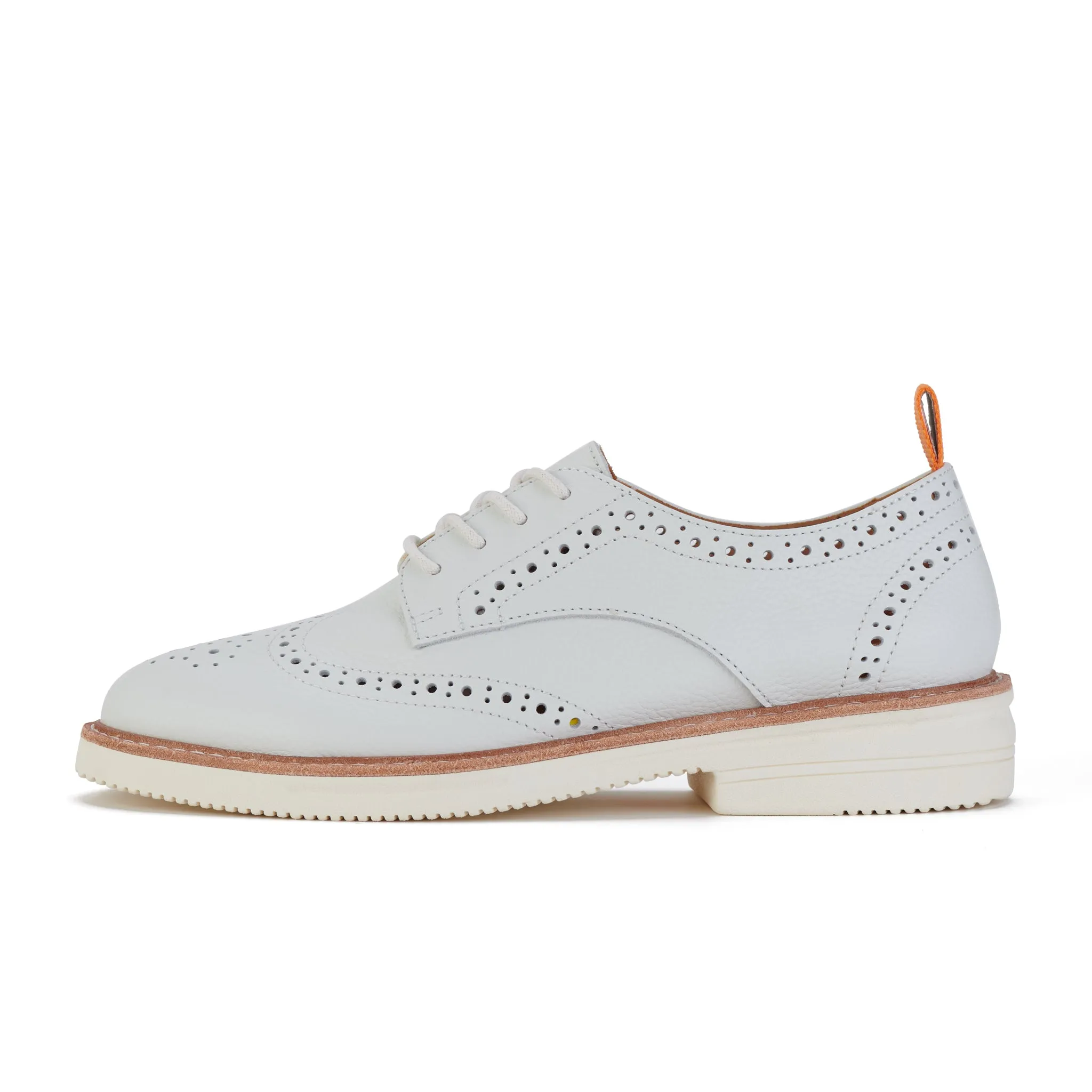 Derby Brogue Rise White