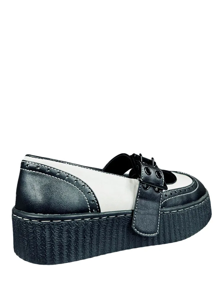 DERBY MARY JANE - BLACK/WHITE