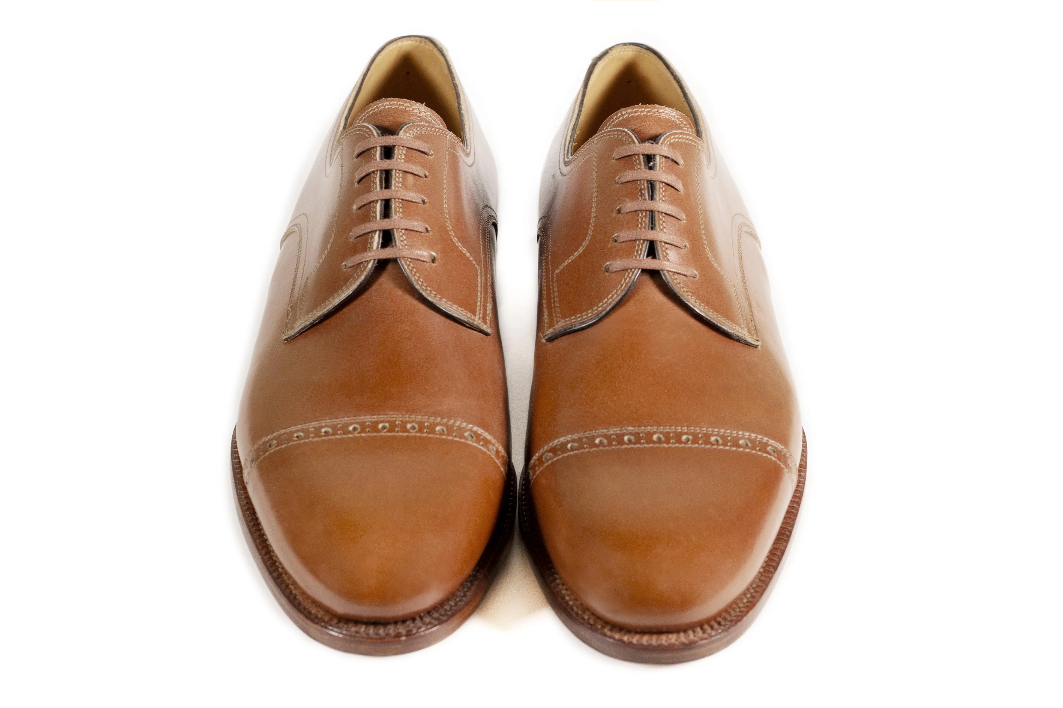 DERBY PLAIN WITH TOE CAP