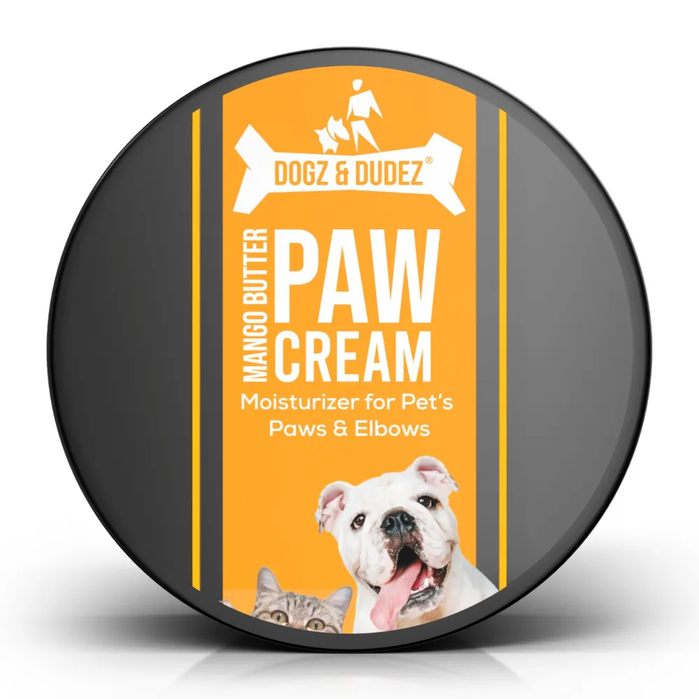 DOGZ & DUDEZ Mango Butter Paw Cream for Dogs and Cats