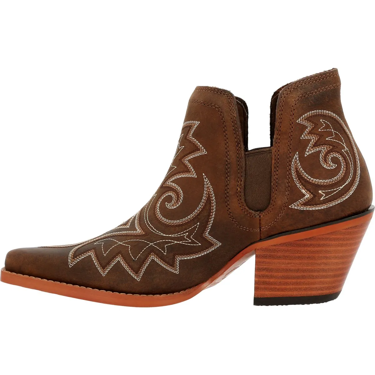 Durango Crush Women's Western Fashion Bootie Drd0399 In Coffee Brown