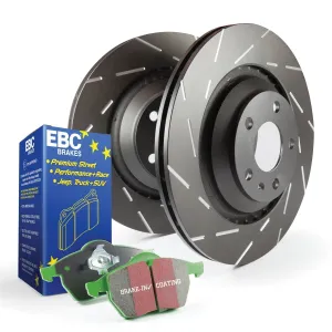 EBC Brakes S2KF1496 S2 Kits Greenstuff 2000 and USR Rotors;