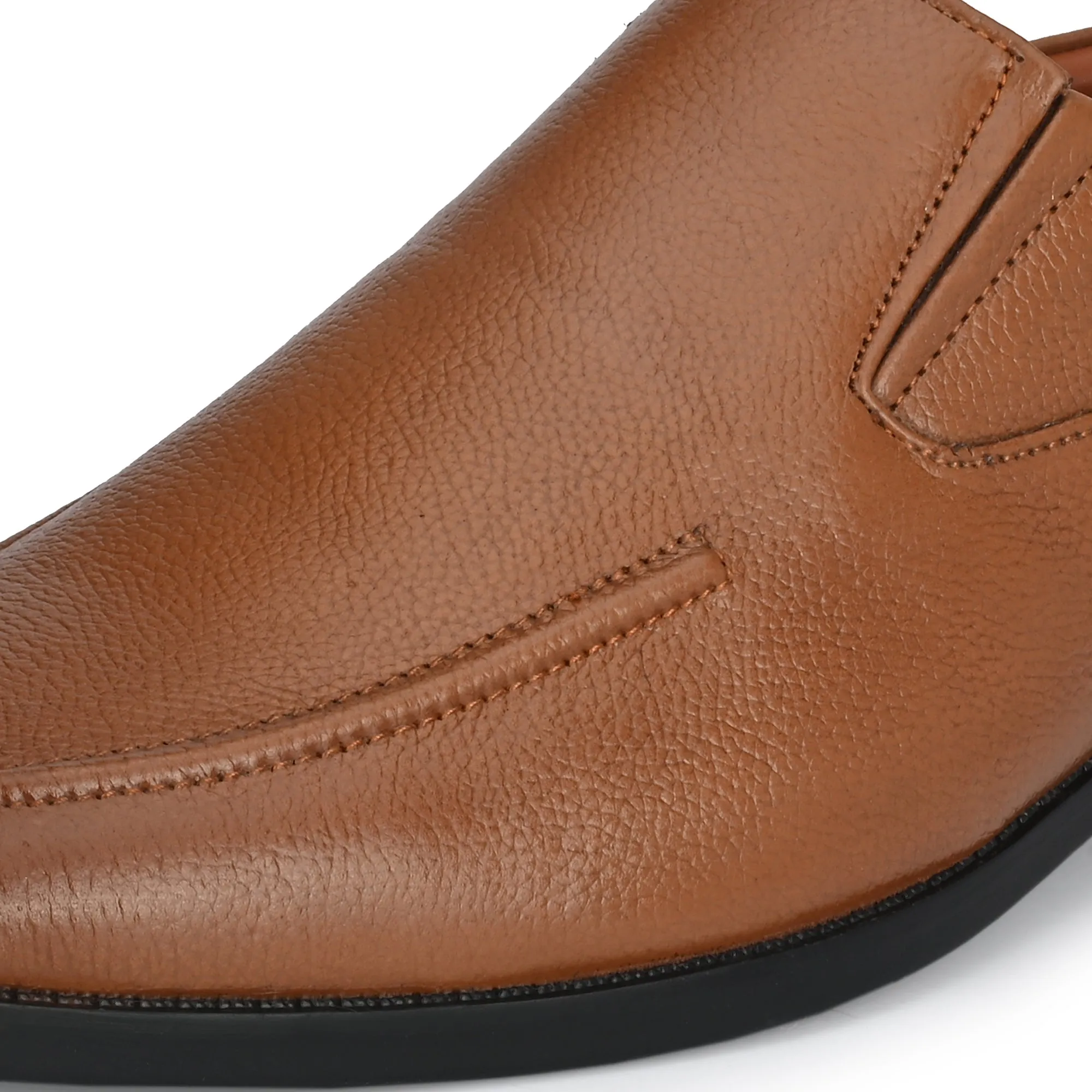 Enduring Full Grain Leather Slip Ons