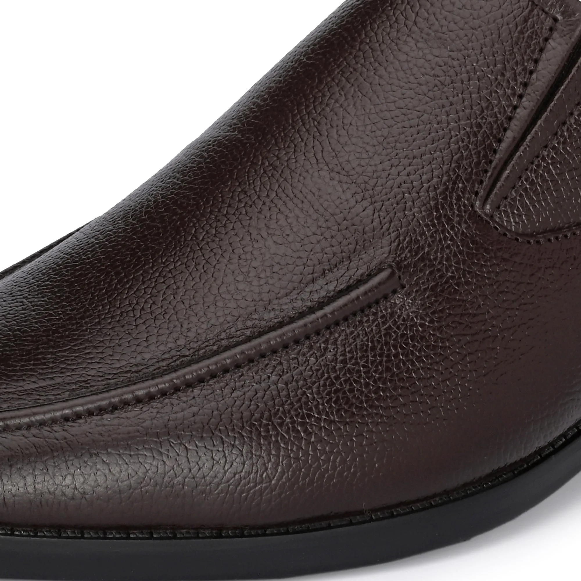 Enduring Full Grain Leather Slip Ons