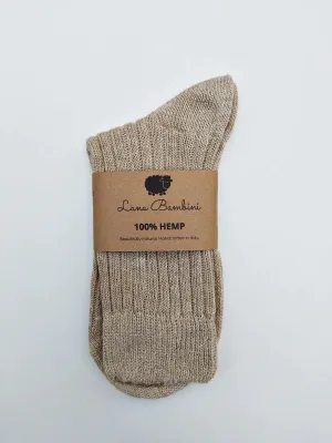 ENRICO NATURAL ~ 100% Hemp Sock.