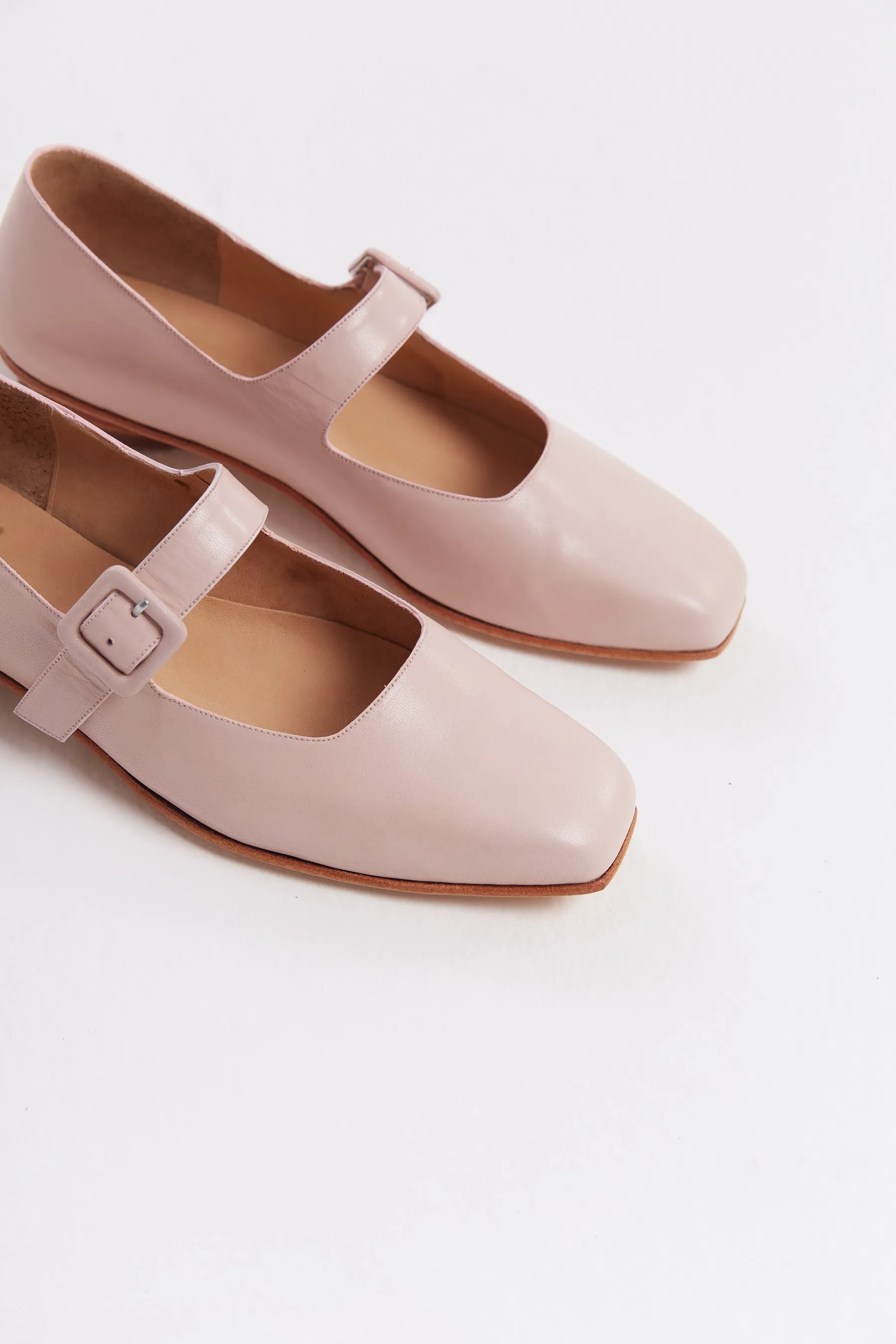 Eugenia Flat in Pale Pink