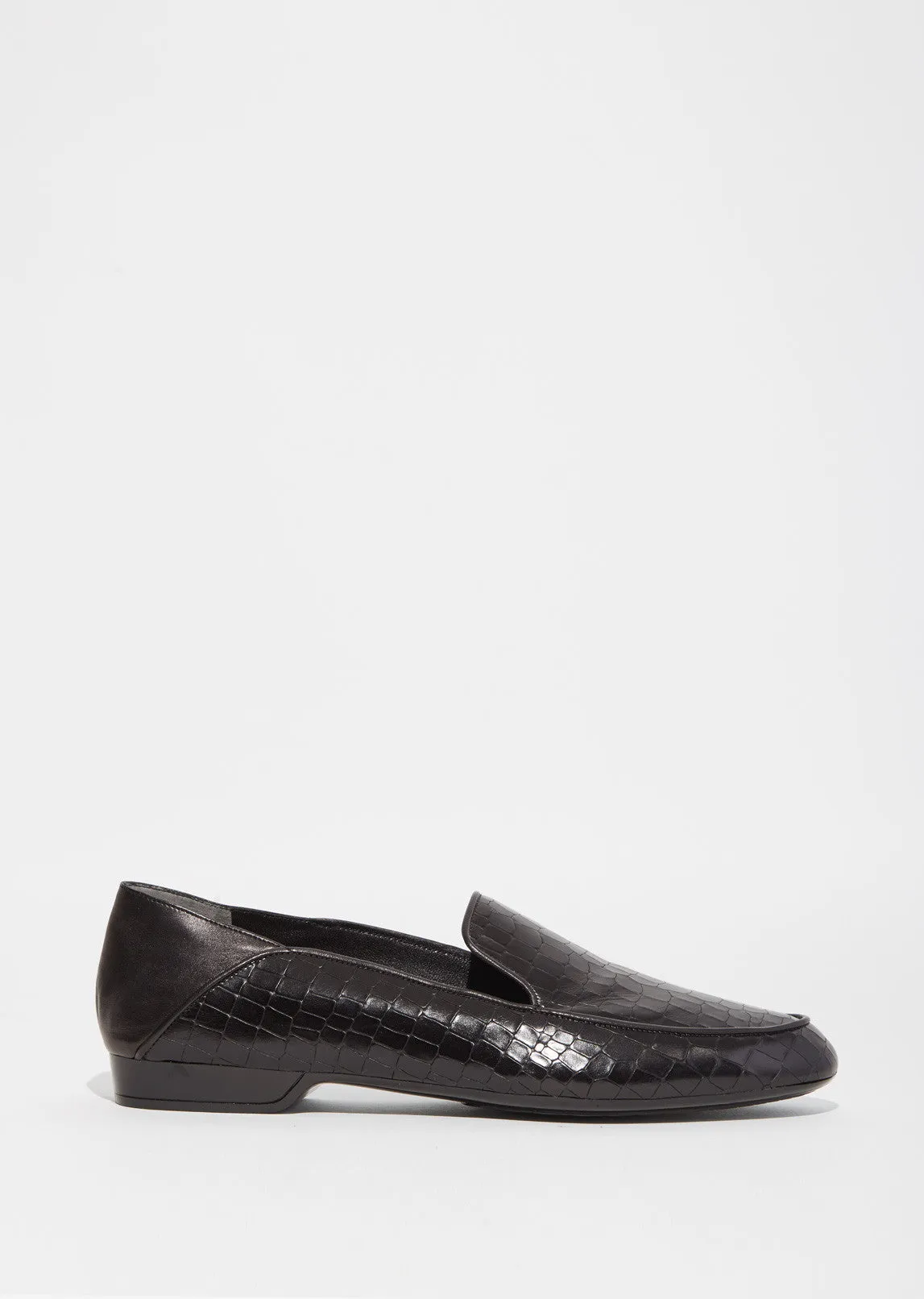 Fani Croc Embossed Loafer