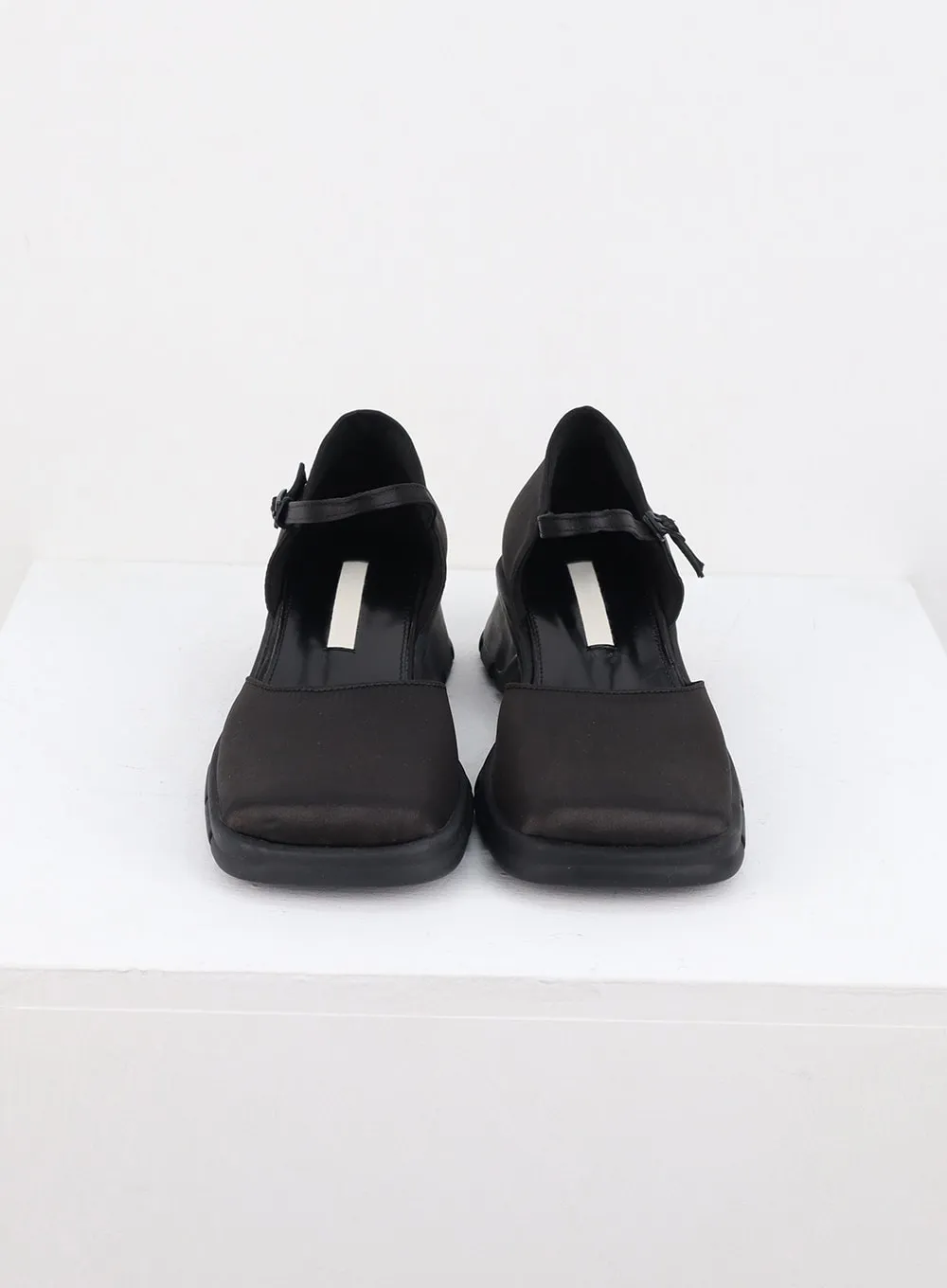 Faux Leather Platform Mary Janes OG328