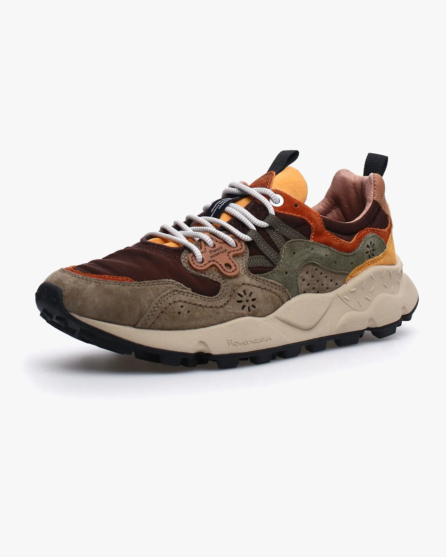 Flower Mountain Yamano 3 Suede & Nylon - Taupe / Brown