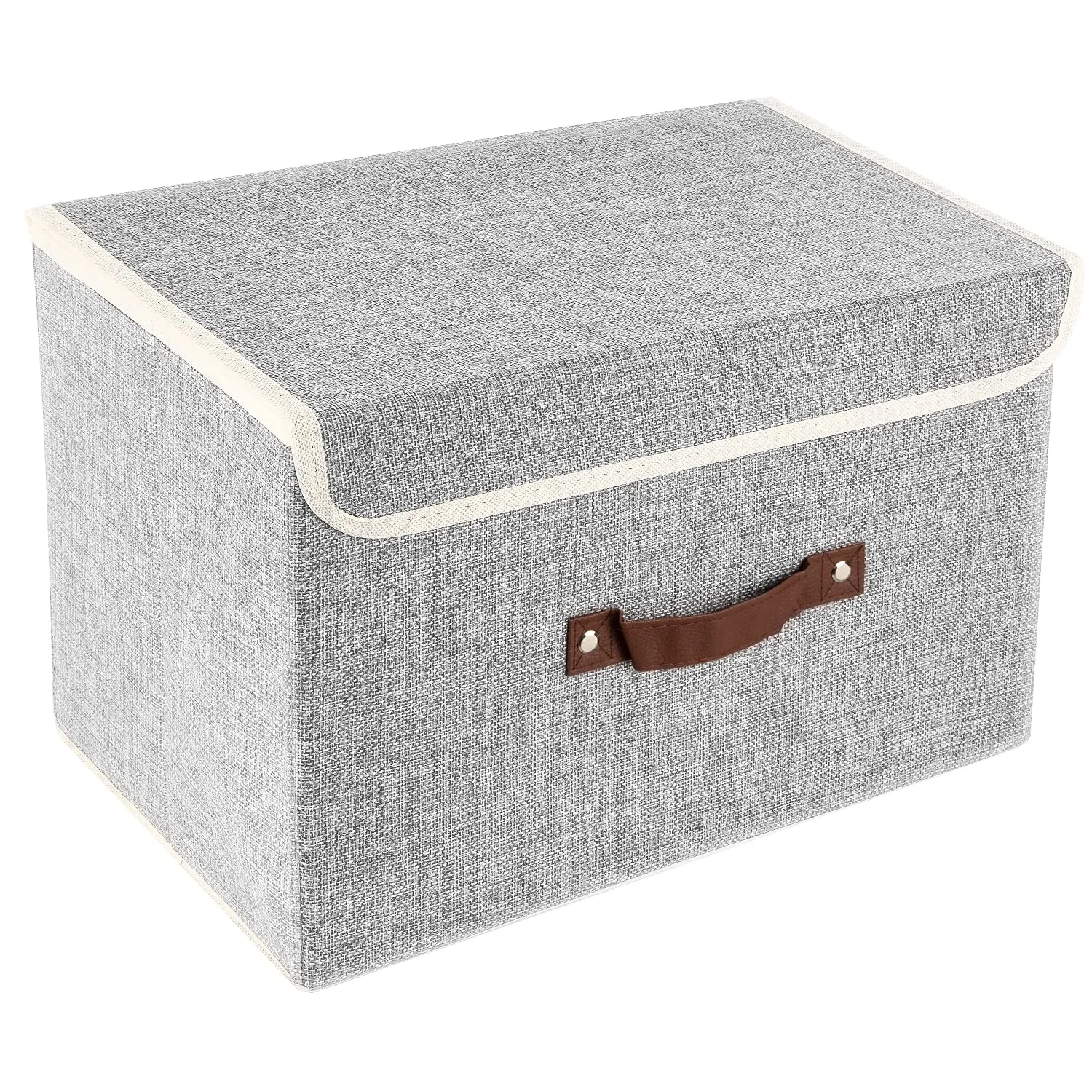 Foldable Storage Boxes with Lid (14.9'' X 9.8'' X 9.8'')