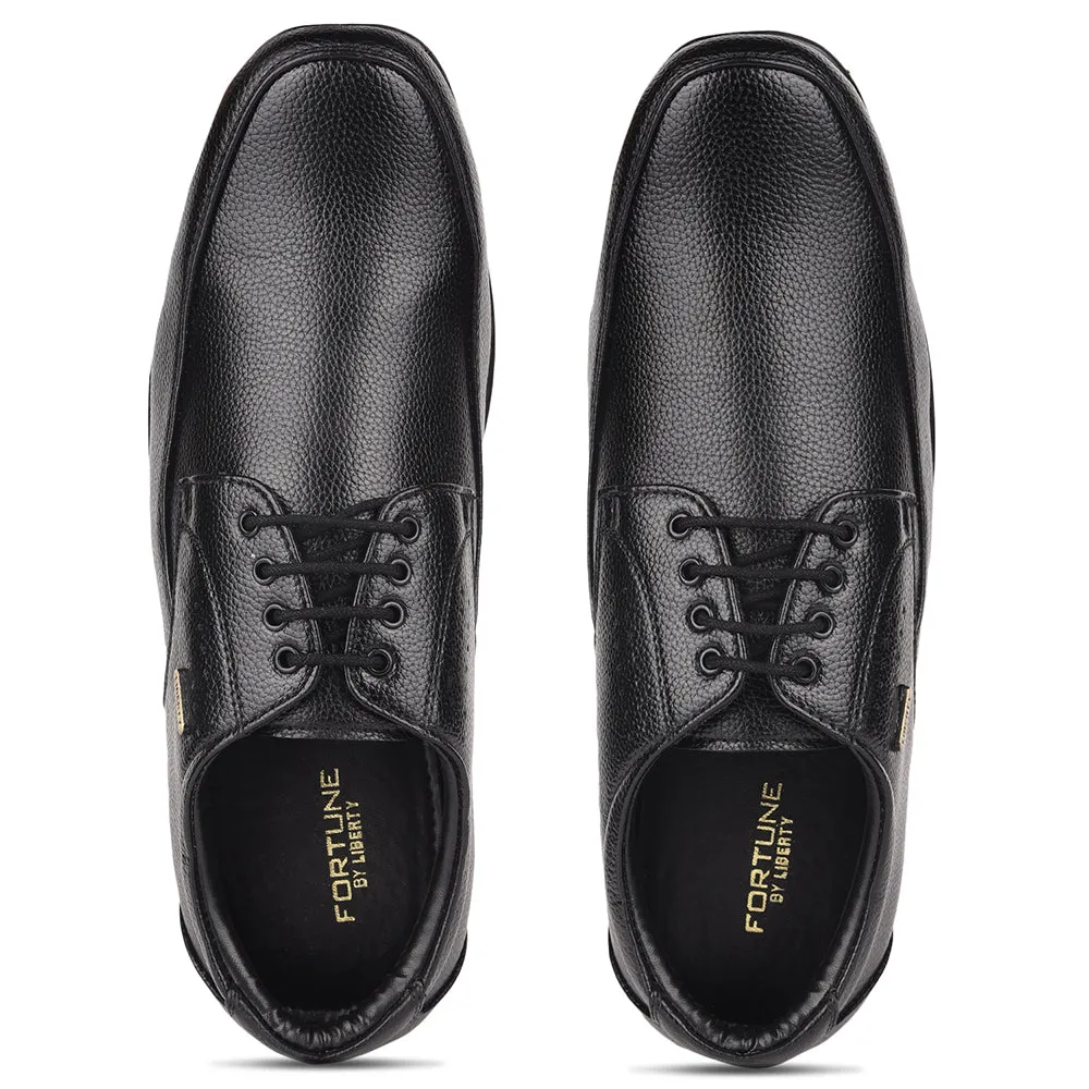 Fortune By Liberty HIL-10 Formal Derby Shoes For Men - Black