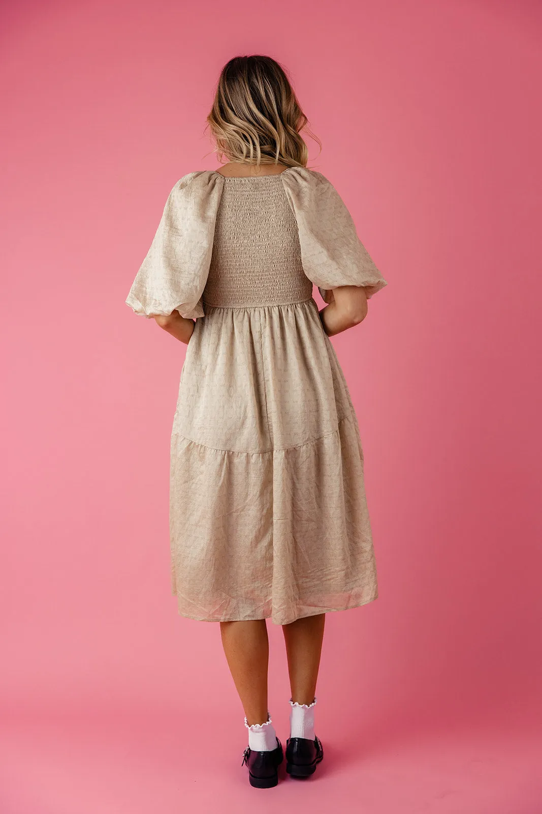 Frances Puff Sleeve Midi