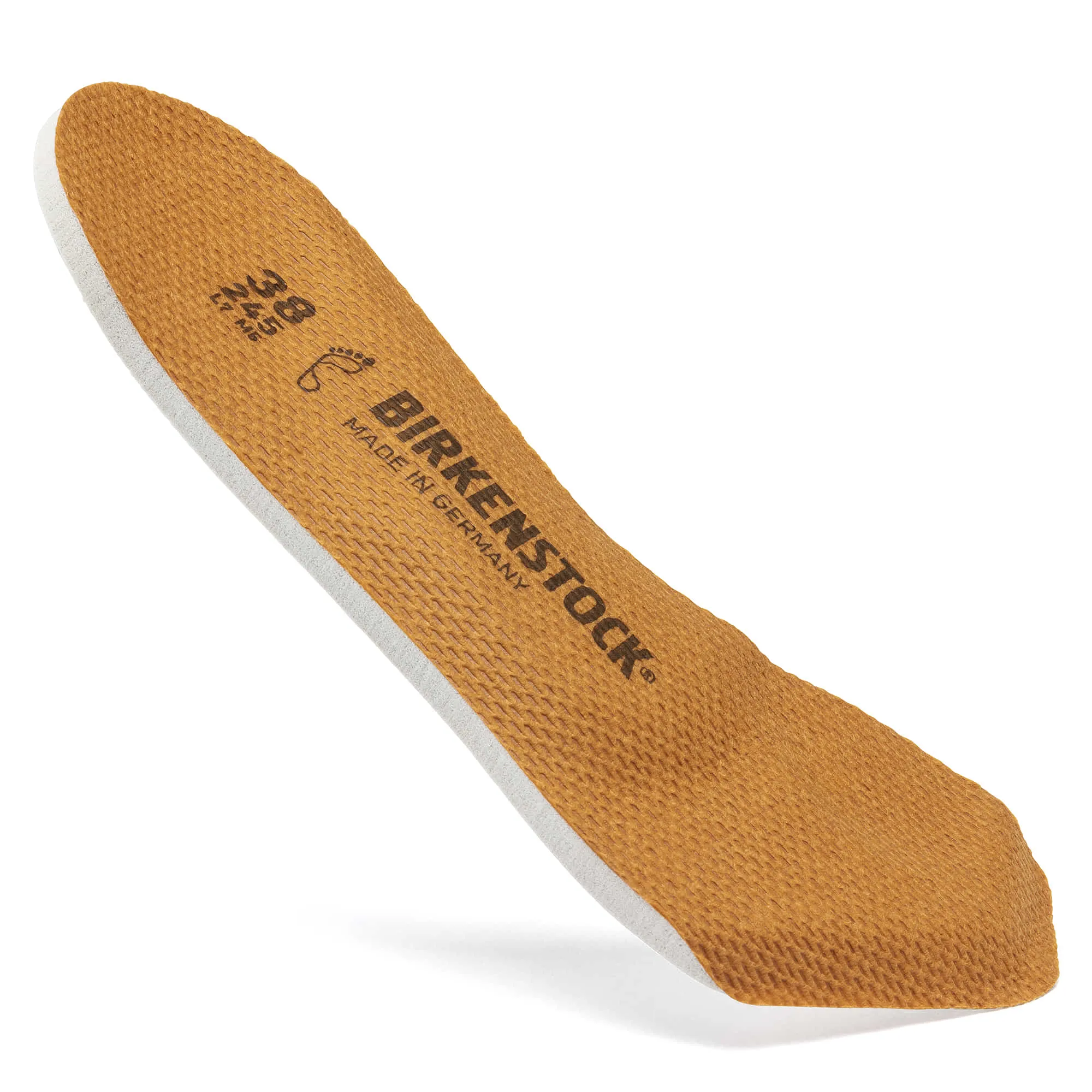 Fussbett sohle 3/4 Length Insole Birko-Tex Textile Brown