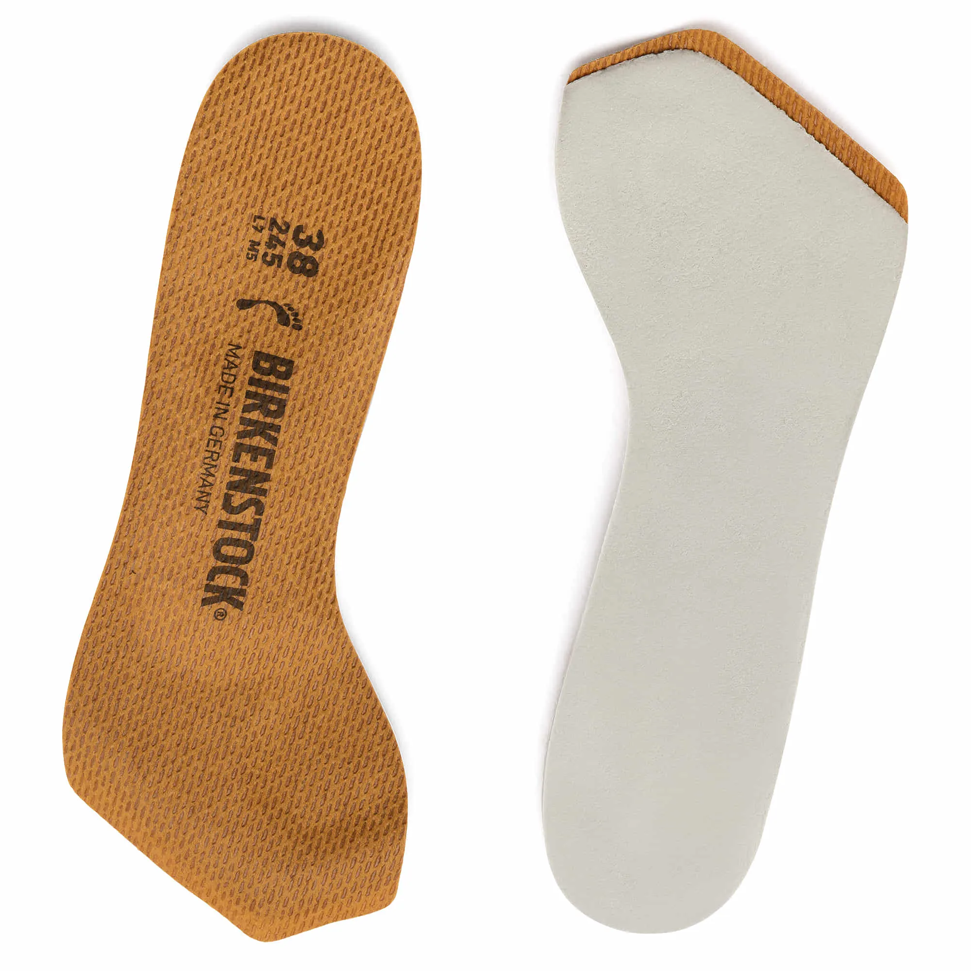 Fussbett sohle 3/4 Length Insole Birko-Tex Textile Brown