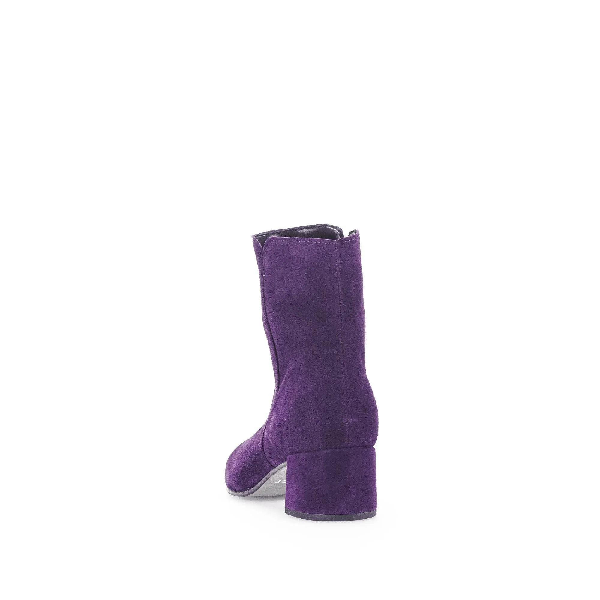 Gabor Abbey 55.680.13 Ladies Purple Suede Side Zip Ankle Boots