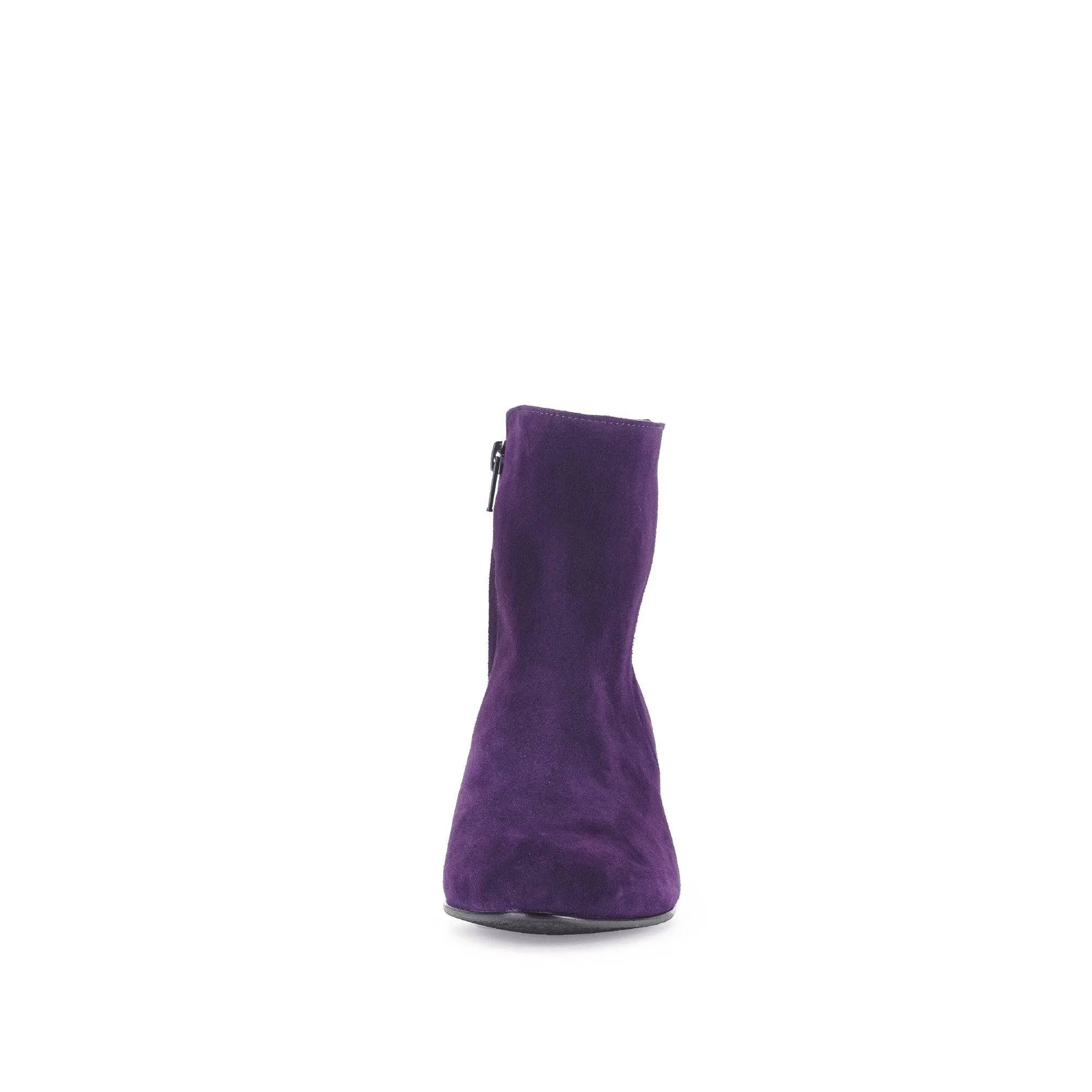 Gabor Abbey 55.680.13 Ladies Purple Suede Side Zip Ankle Boots