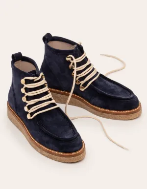 Gowrie Ankle Boots-Navy