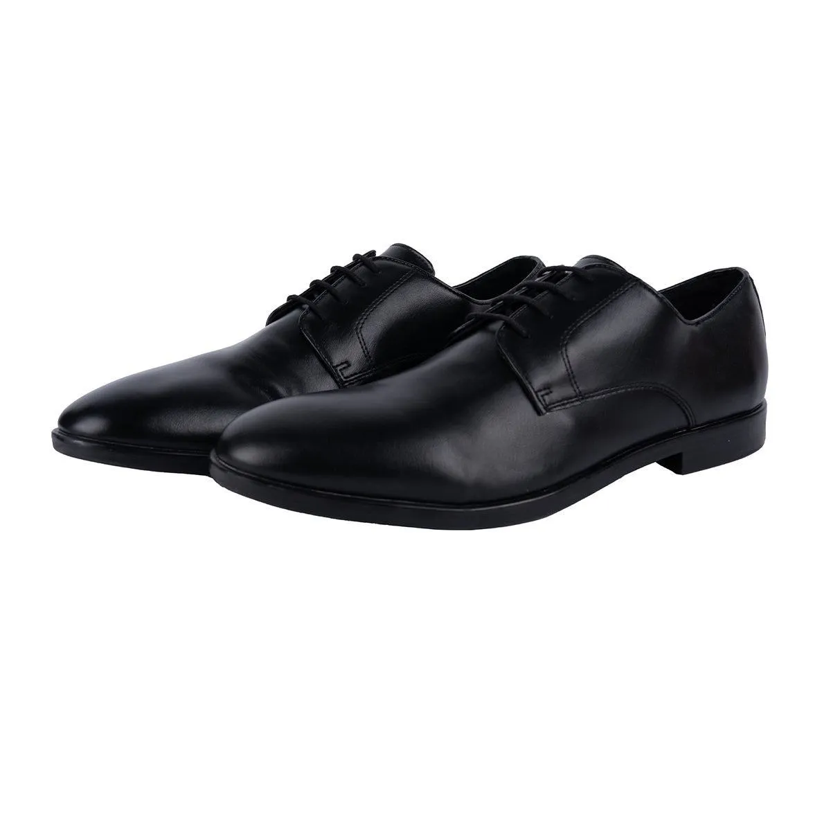 H&M Formal Lace Ups Leather Black Colour For Men