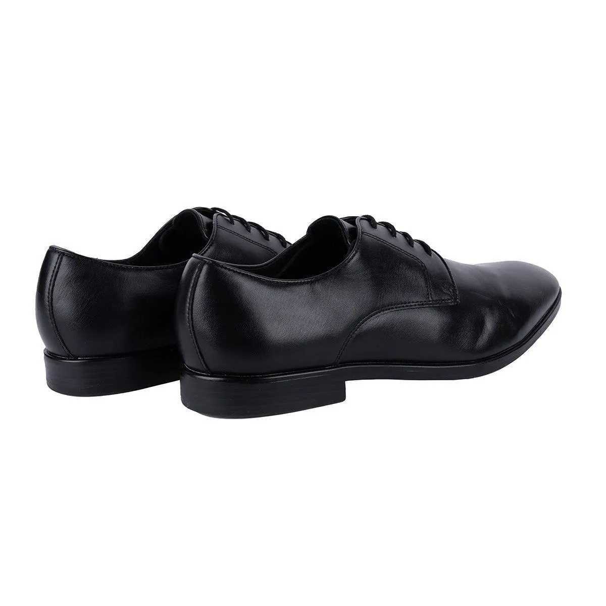 H&M Formal Lace Ups Leather Black Colour For Men