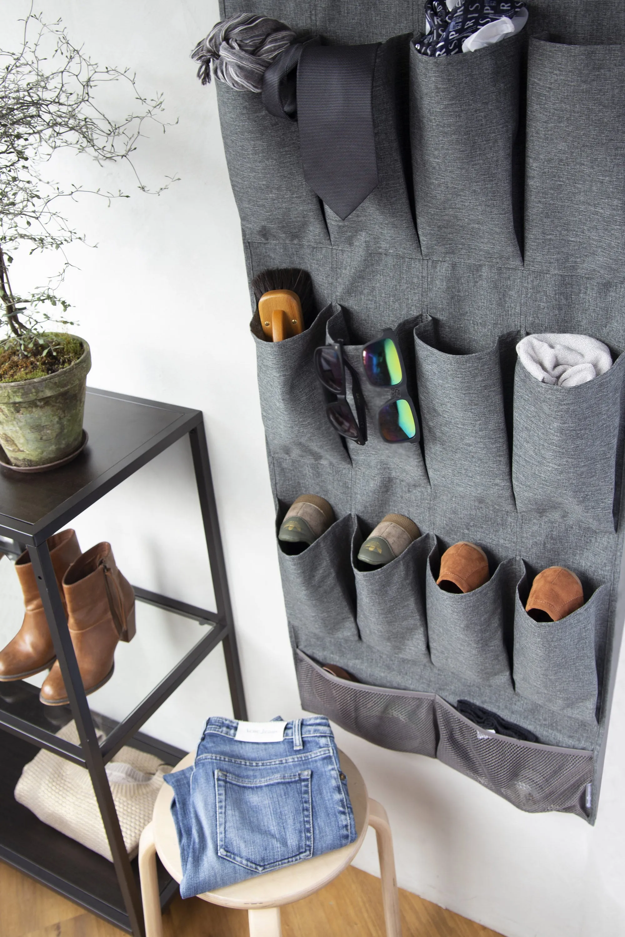 Hanging Pocket Organizer- Grey or Beige