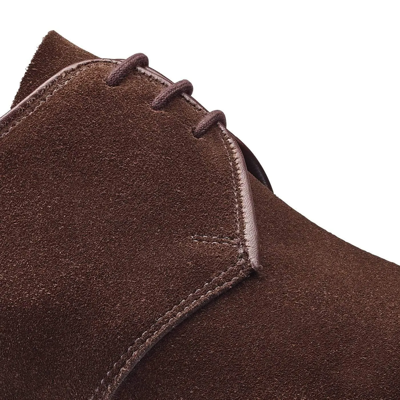 Helston 2 Dark Brown Suede