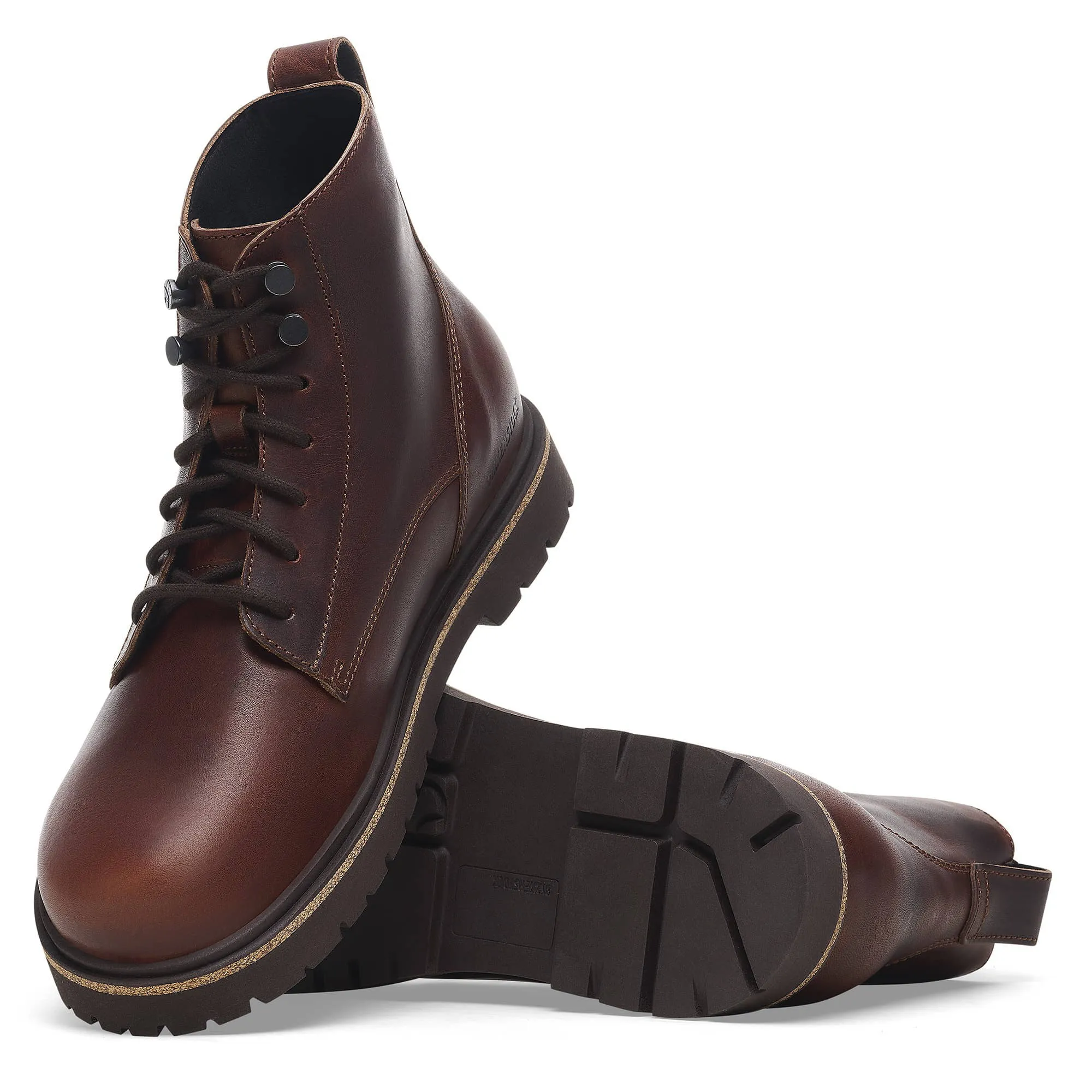 Highwood Lace Mid Men Natural Leather