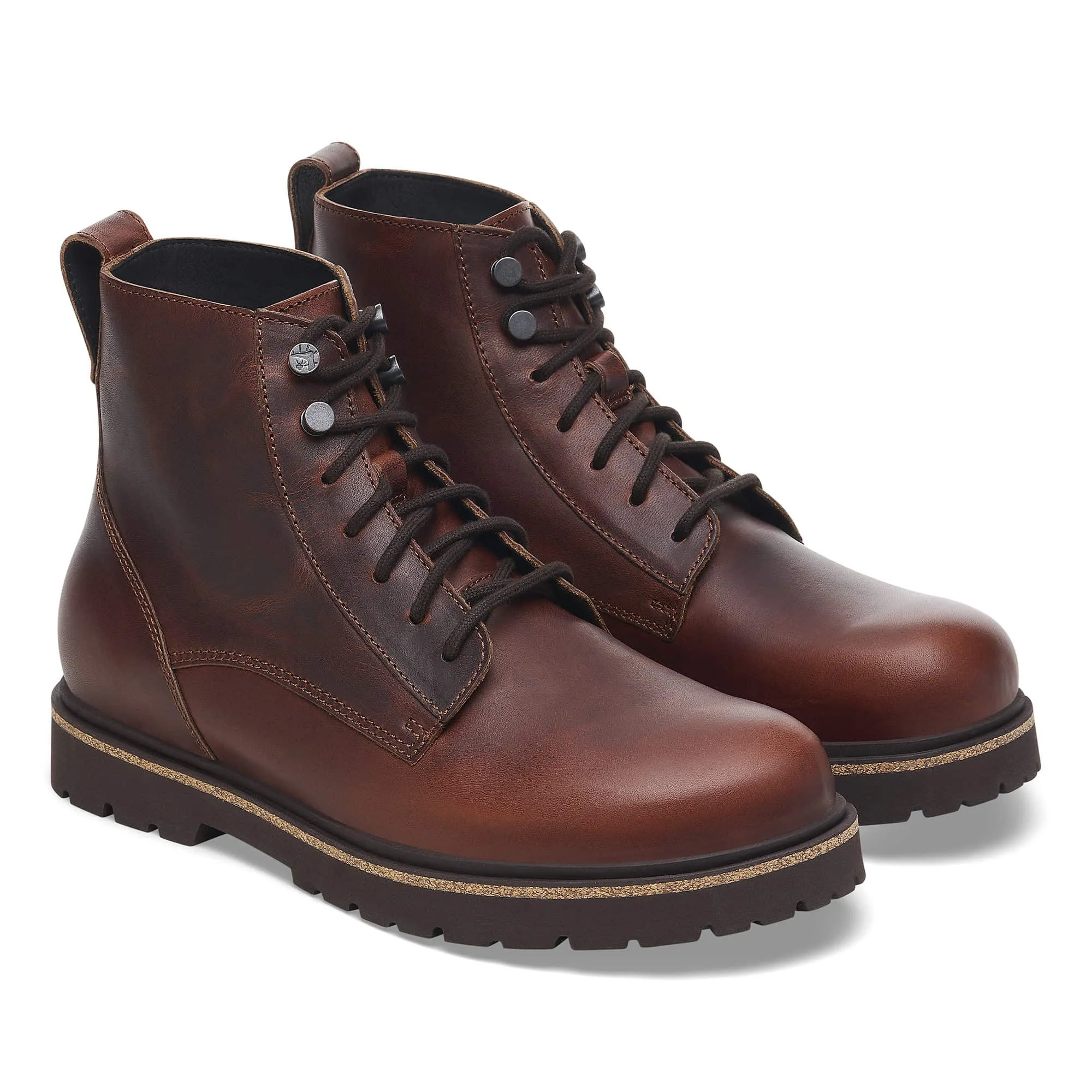 Highwood Lace Mid Men Natural Leather