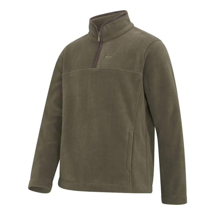 Hoggs of Fife Stenton 1/4 Zip Fleece - Lovat