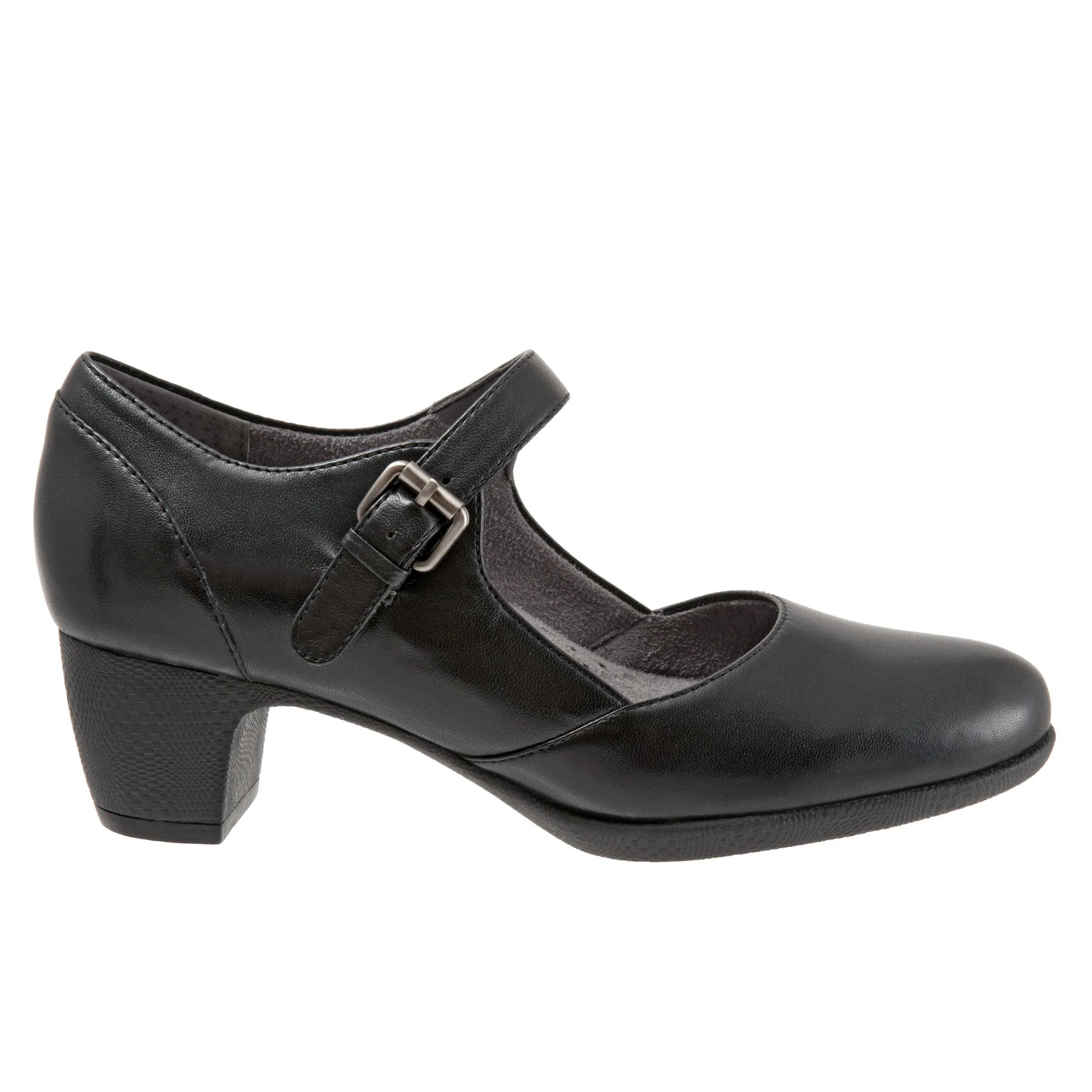 Irish II Navy Leather Mary-Jane Shoes