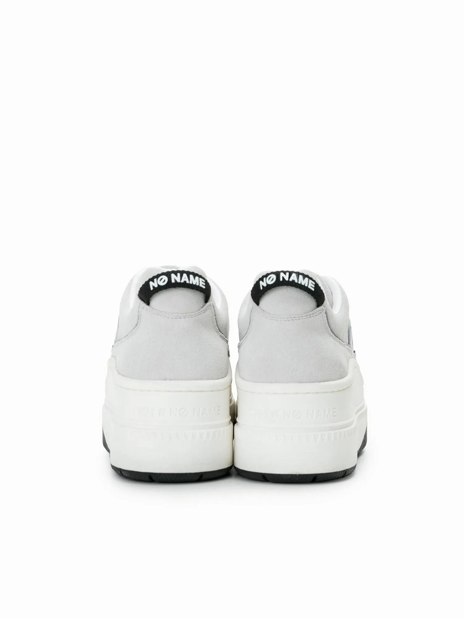 Jump Derby Cow Suede White Sneakers