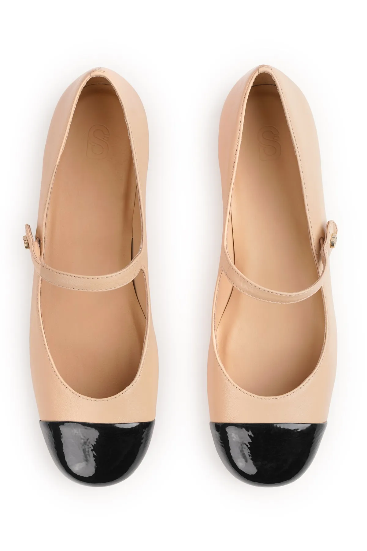 Katy Mary Janes - Beige