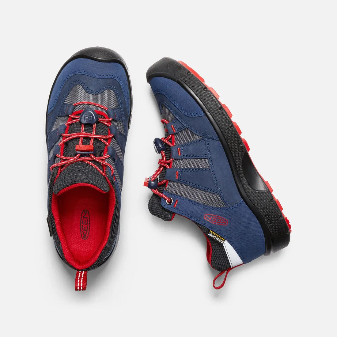 Keen Dress Blues/Fiery Red Hikeport Hiking Shoe