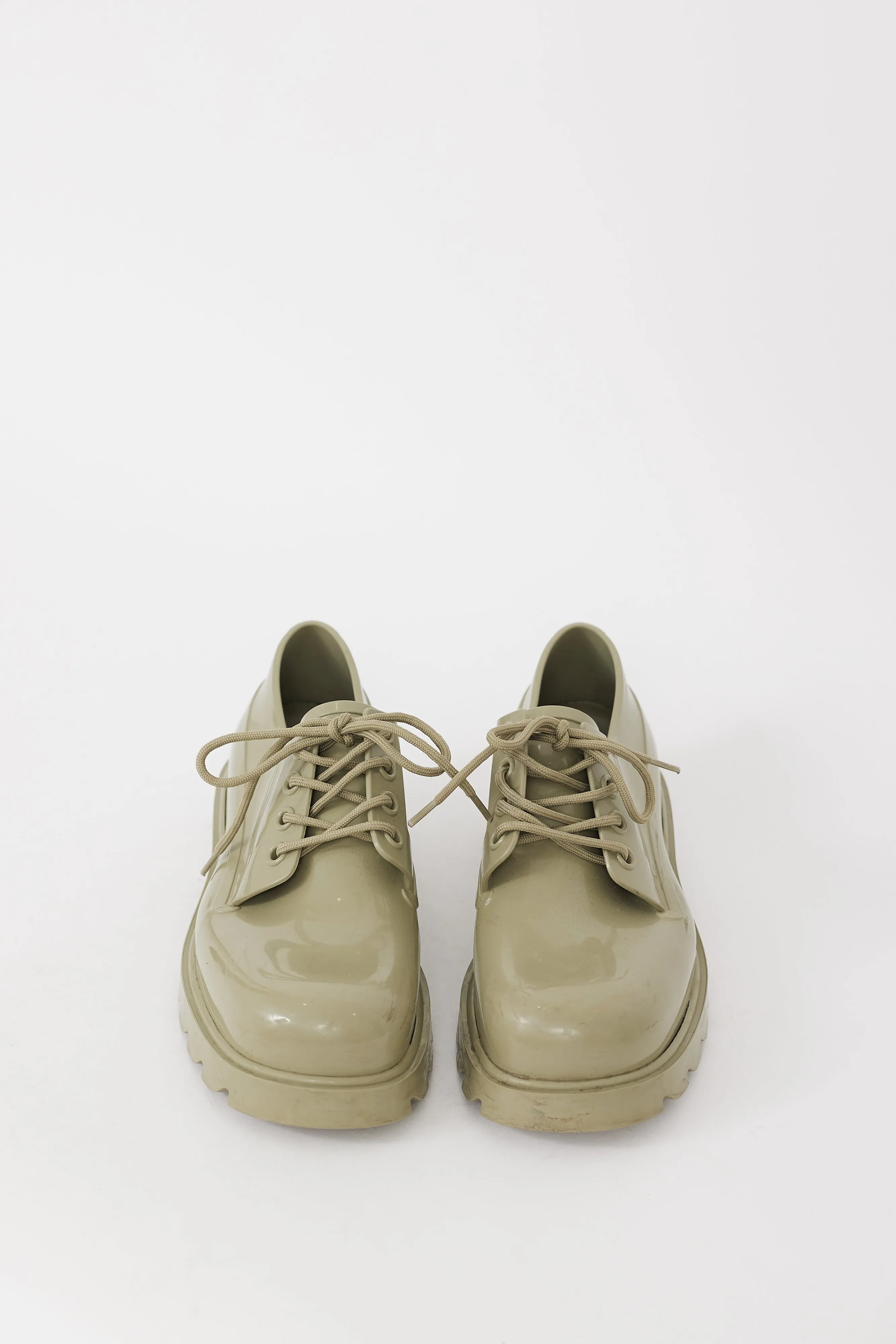 Khaki Green Rubber Stride Derby