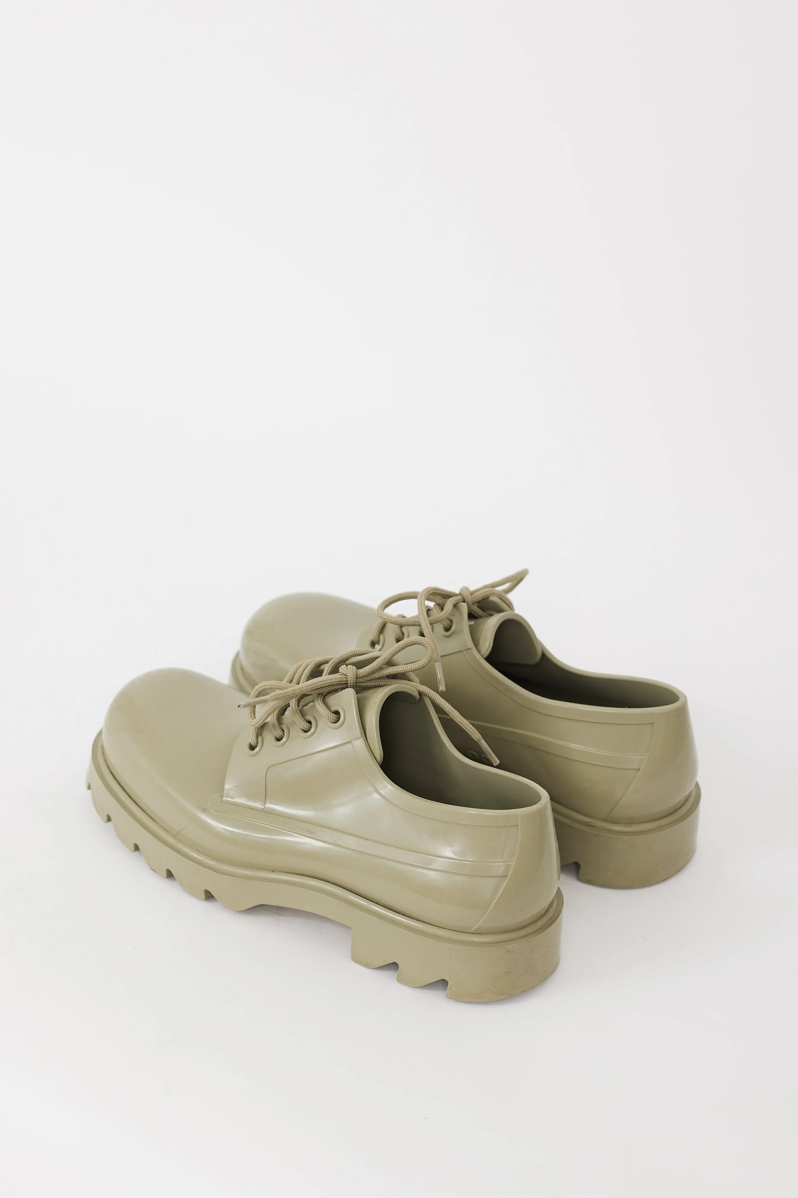 Khaki Green Rubber Stride Derby