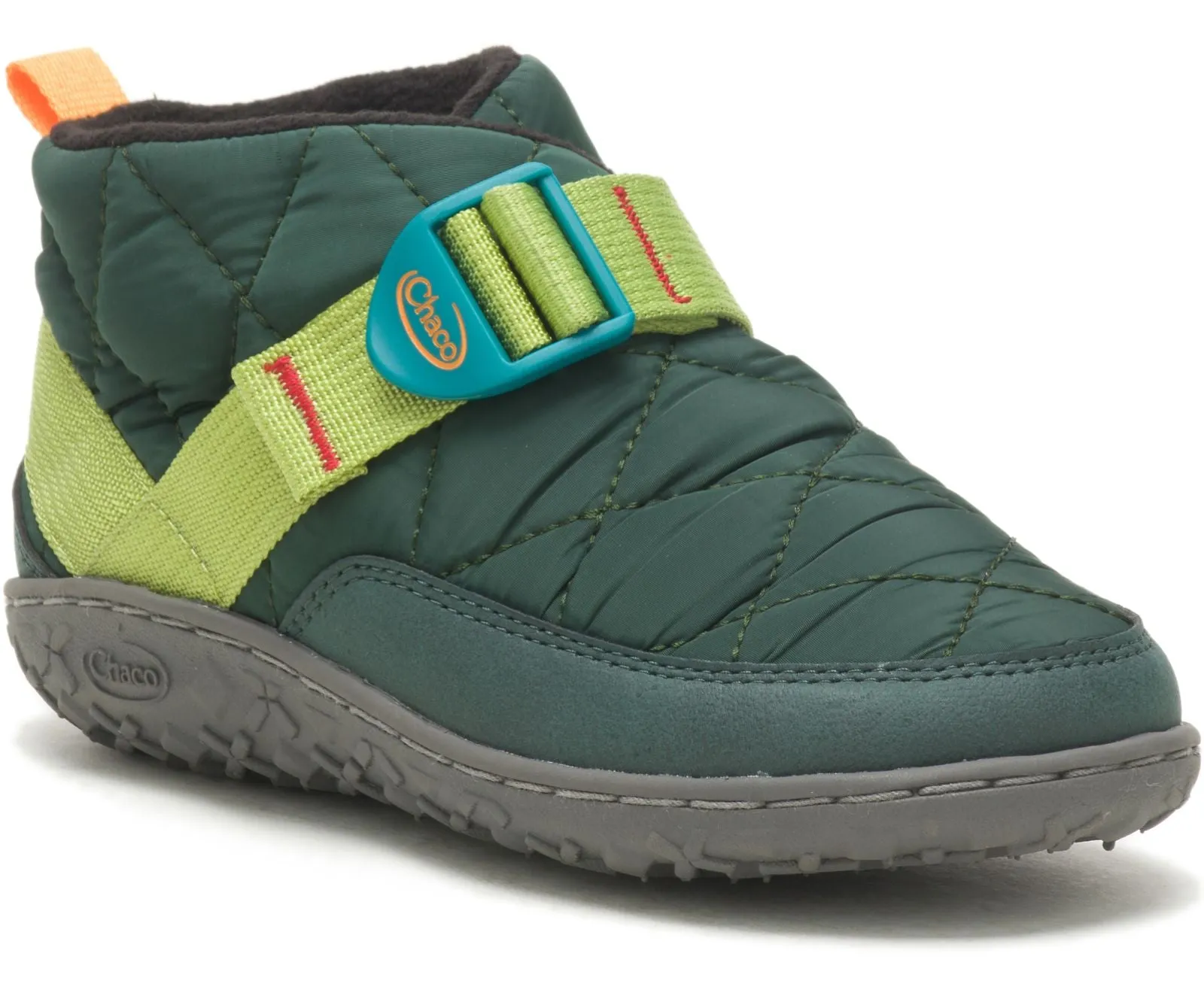 Kids Ramble Puff Slipper Boot -  Trekking Green