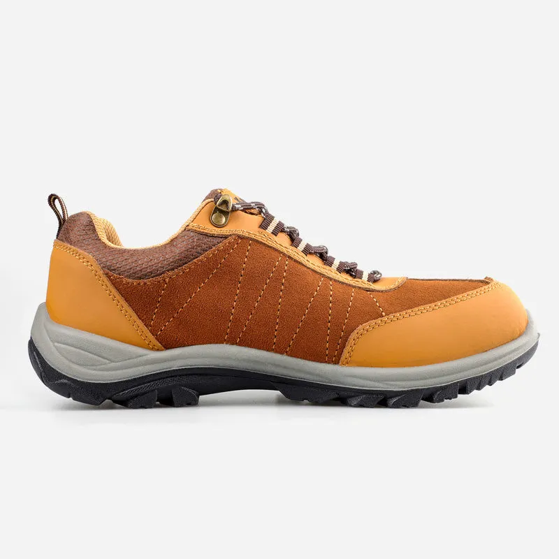 Knixmax wasserdichter Wanderschuh für Herren, rutschfest, hellbraun, Outdoor-Sneaker für Trekking