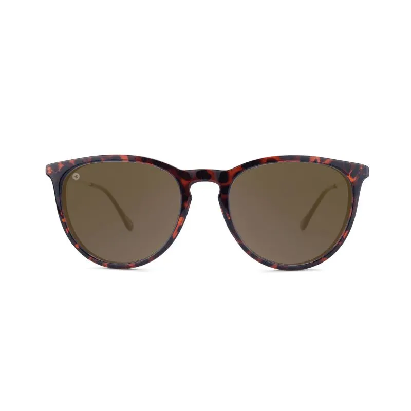 Knockaround Mary Janes Sunglasses - Glossy Tortoise Shell / Amber