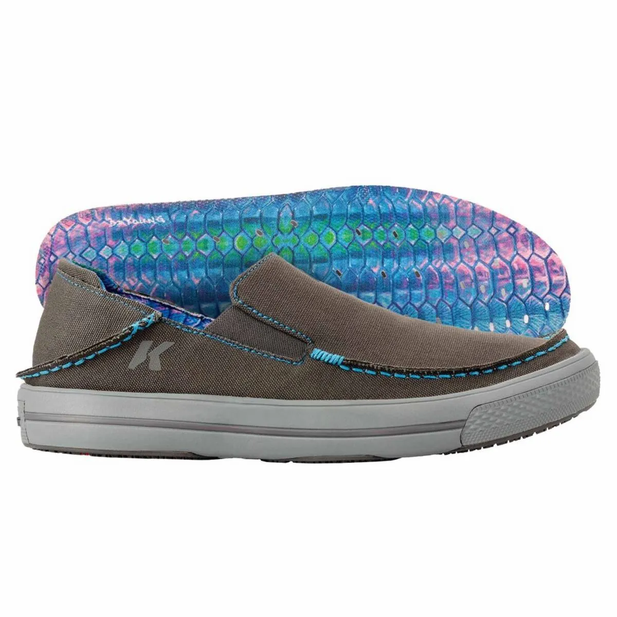 Korkers Fish Moc Tarpon with Fixed Kling-On Deck Soles