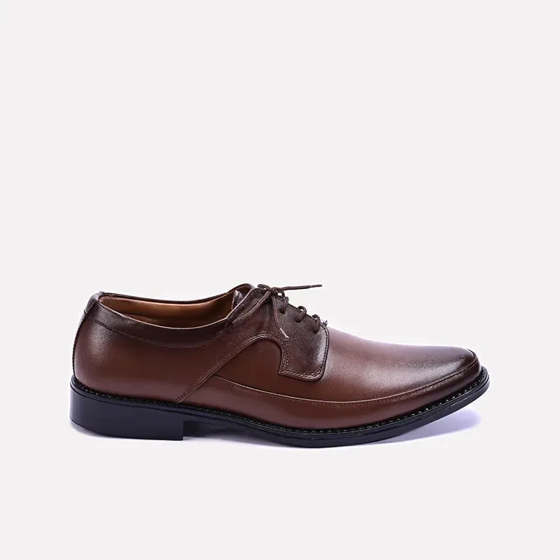 Langley Brown Derby Dress Shoes 0111175