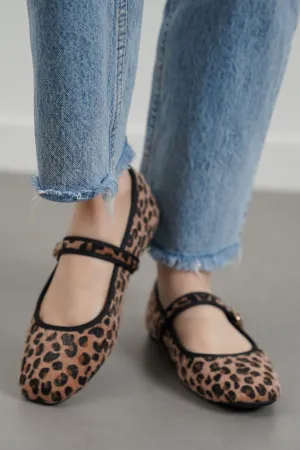 LEOPARD MARY-JANES