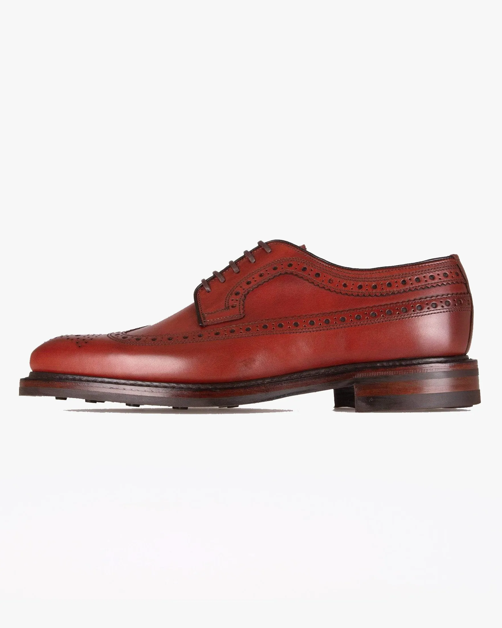 Loake 1880 Country Birkdale Brogue Derby Shoe - Conker