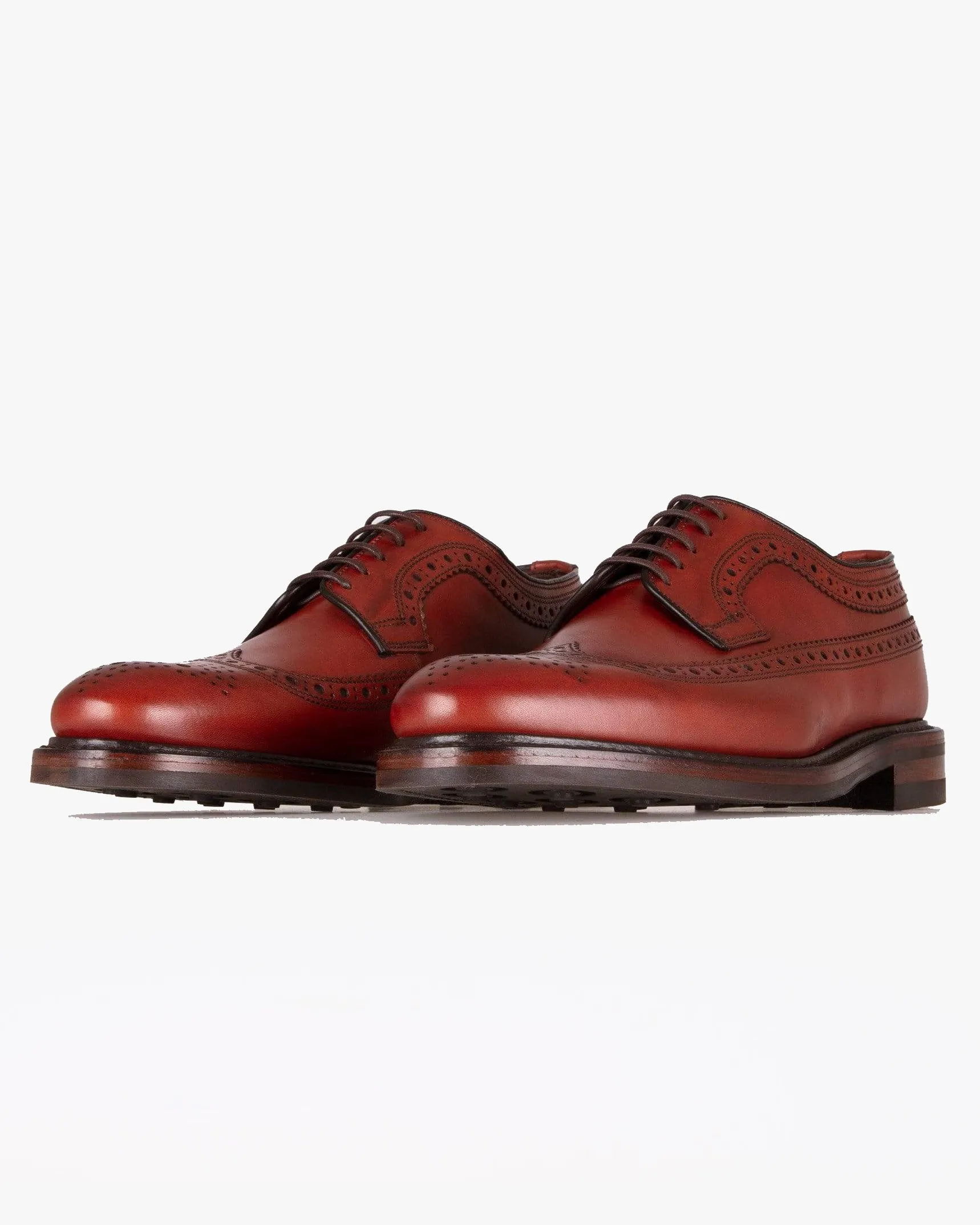 Loake 1880 Country Birkdale Brogue Derby Shoe - Conker